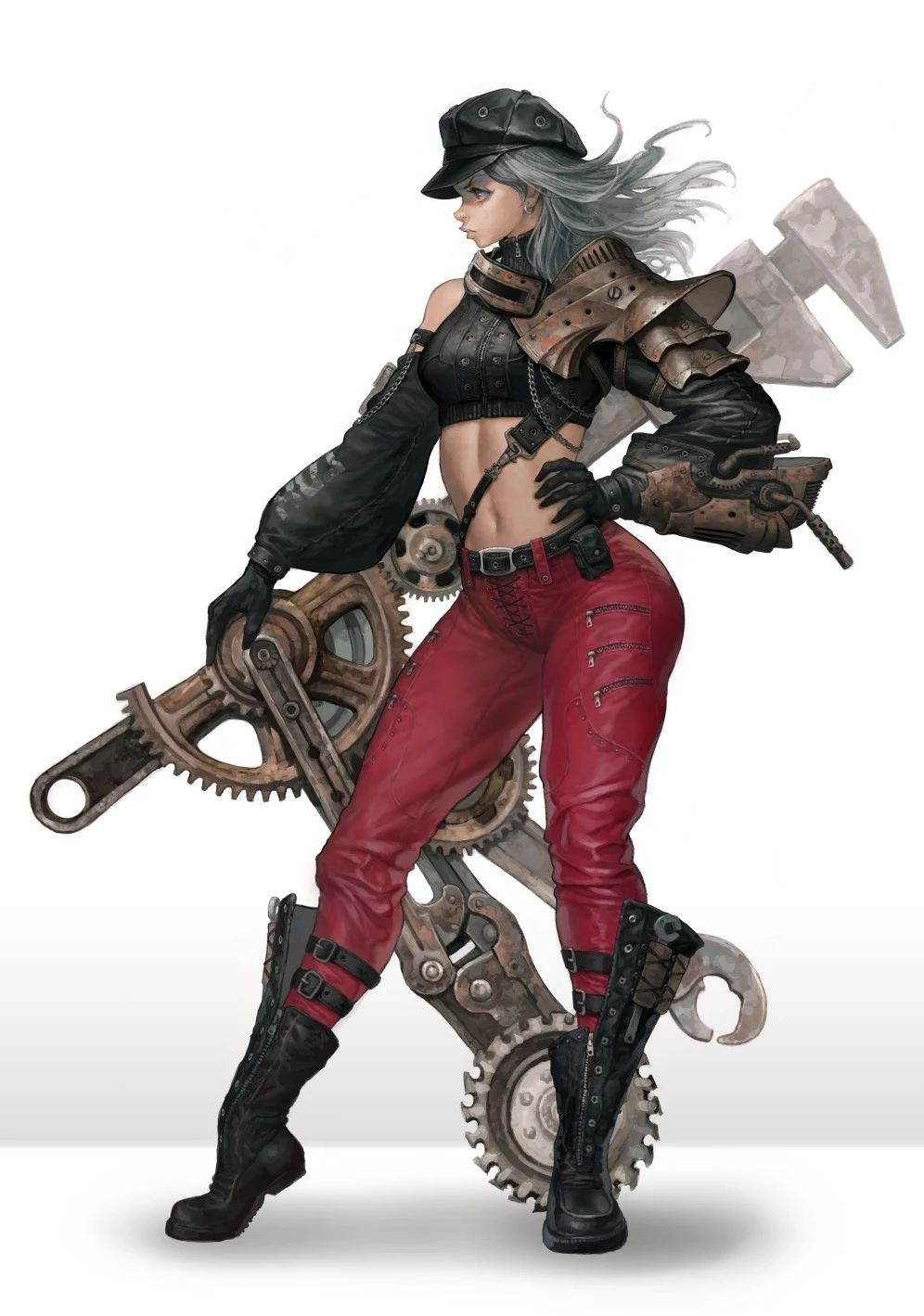 霸气十足力量感十足的人物设计大佬太强了