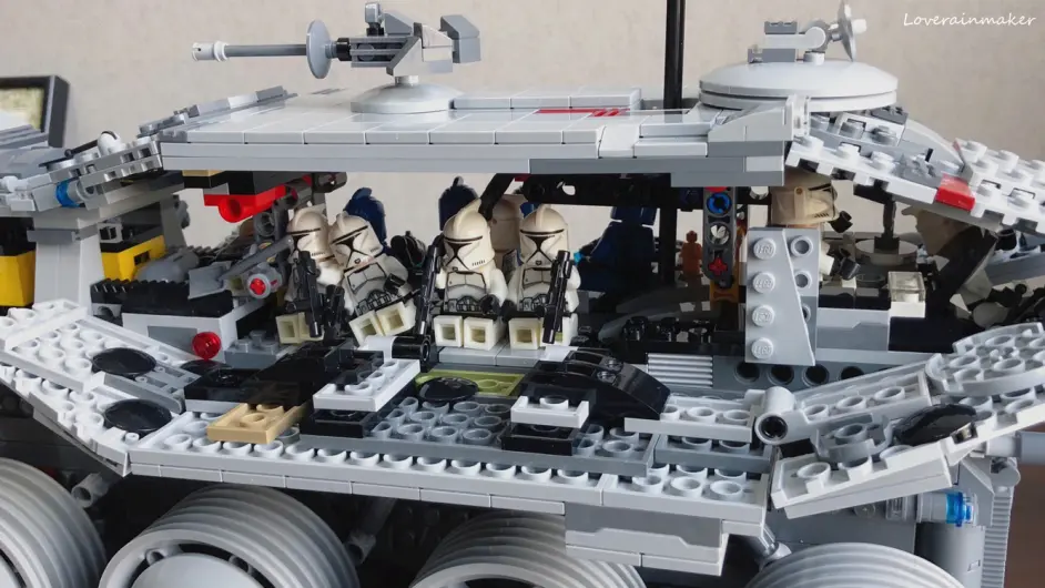 乐高LEGO 涡轮坦克MOC 星球大战克隆人战争非75151 8098 7261 - 哔哩哔哩