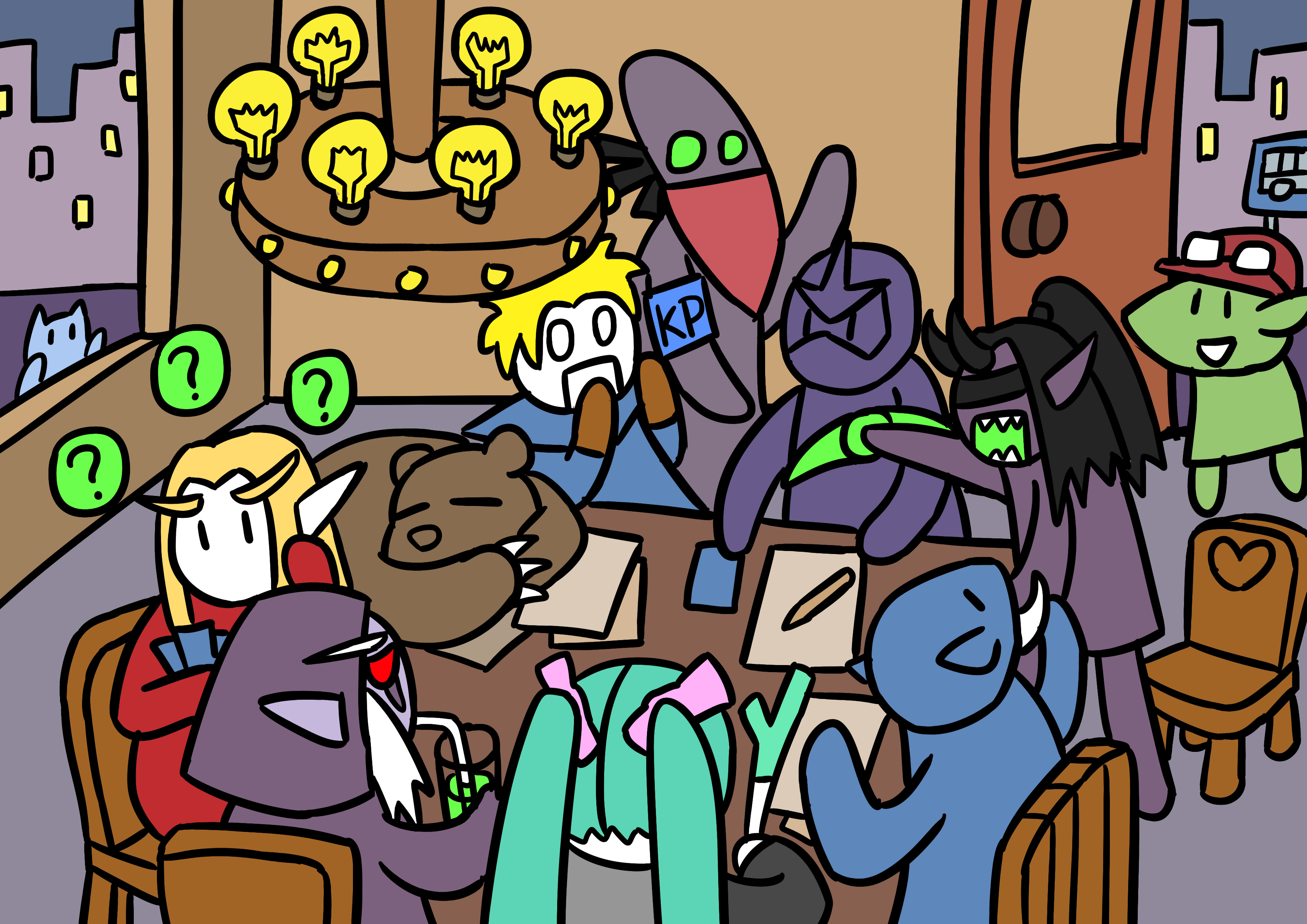 克苏鲁跑团科普向视觉小说《寄居隅怪奇事件簿