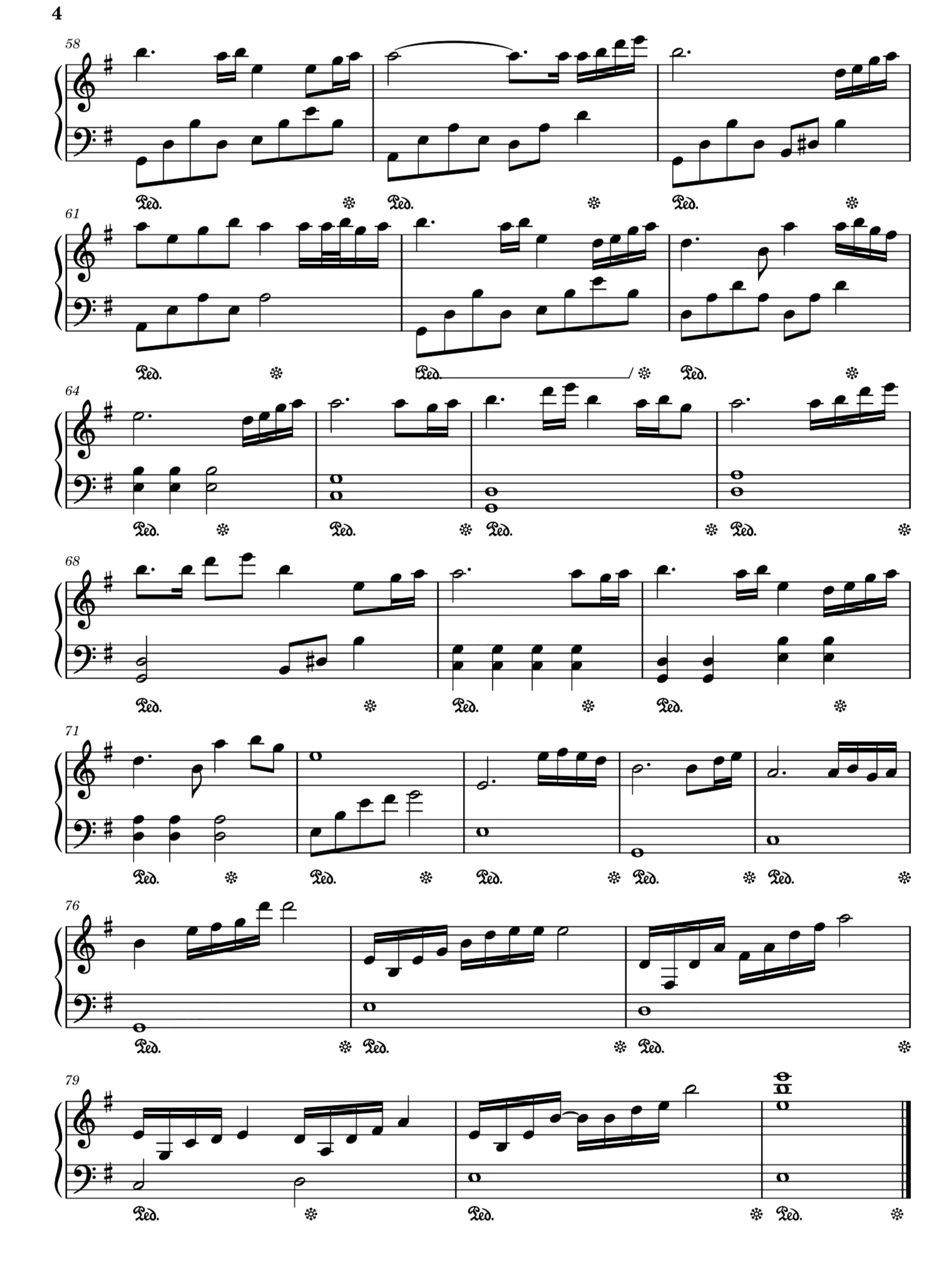 《水墨兰亭》钢琴谱