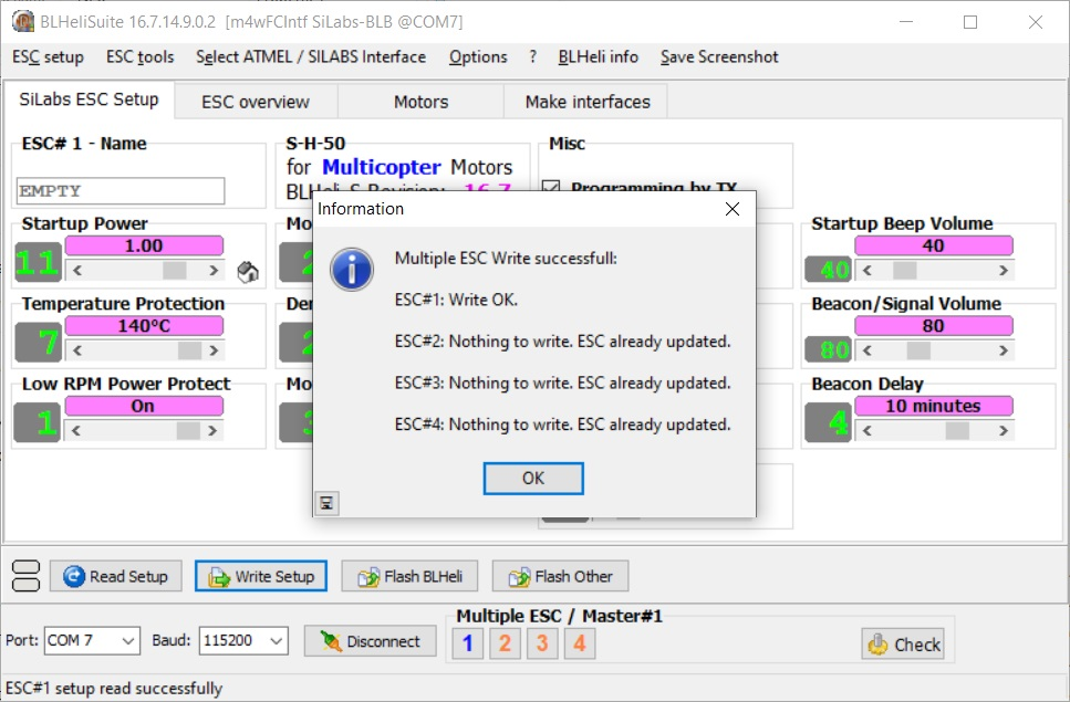 BLHeli Suite和BLHeli Configurator使用简介 哔哩哔哩