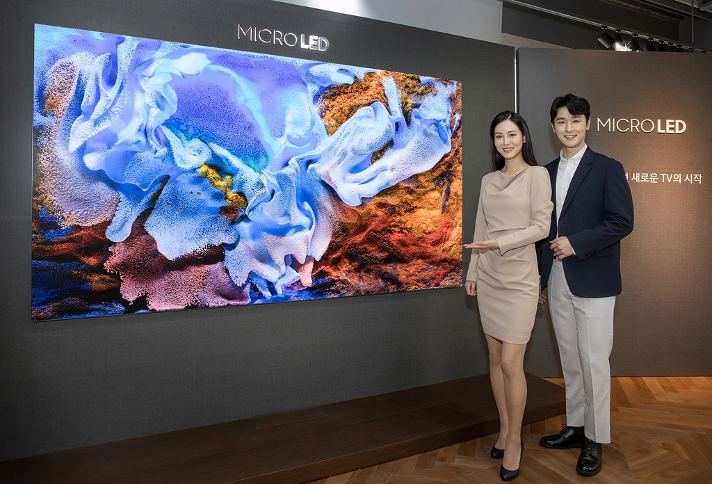 三星推出新款 110 寸 microled 电视,售价超百万