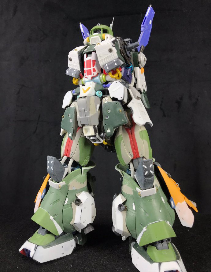 还原插画,机动战士高达1:100比例高扎古模型制作 - 哔哩哔哩