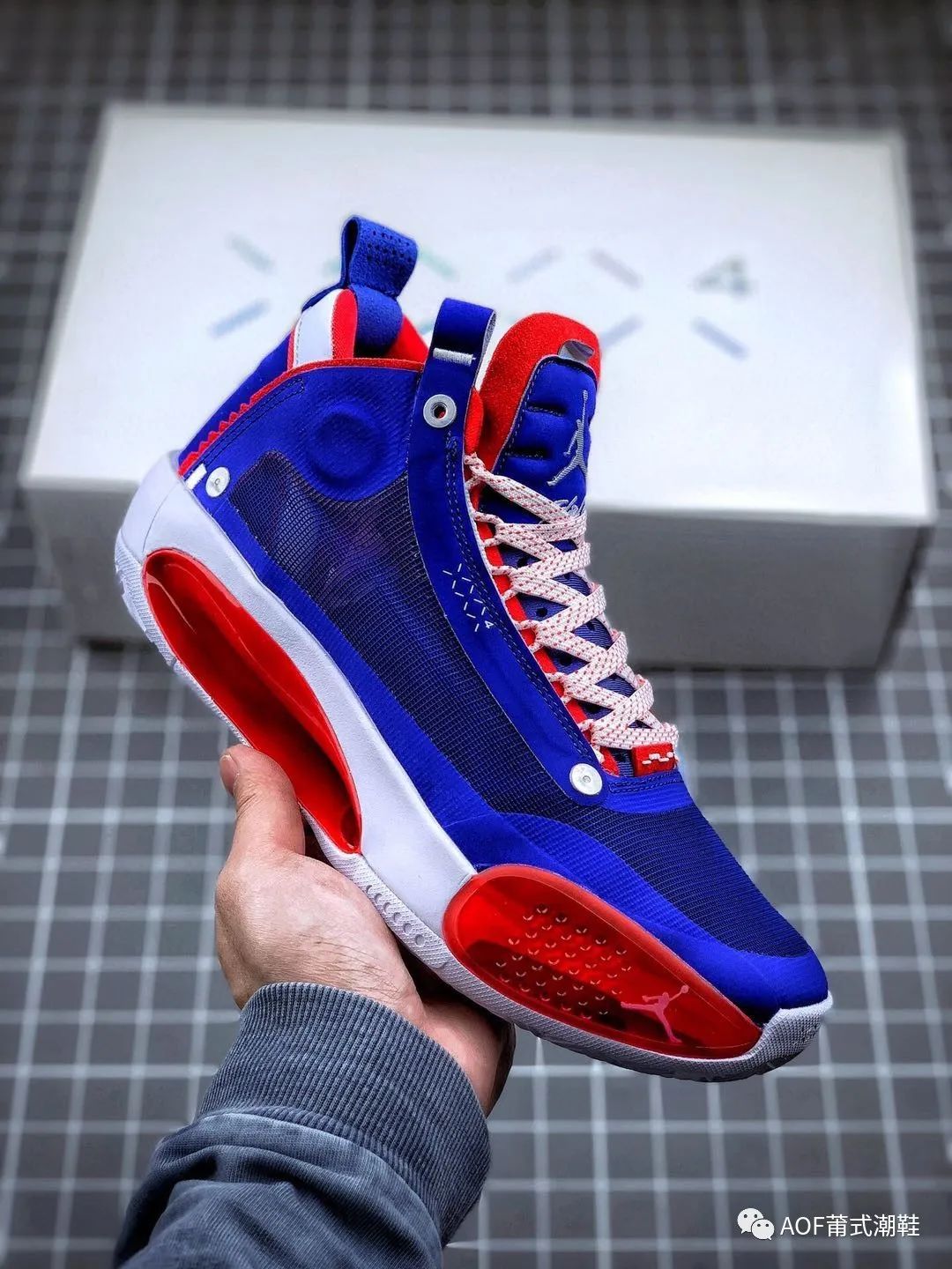 全新配色又来了!实战性能篮球鞋aj34美国队长开箱实测!