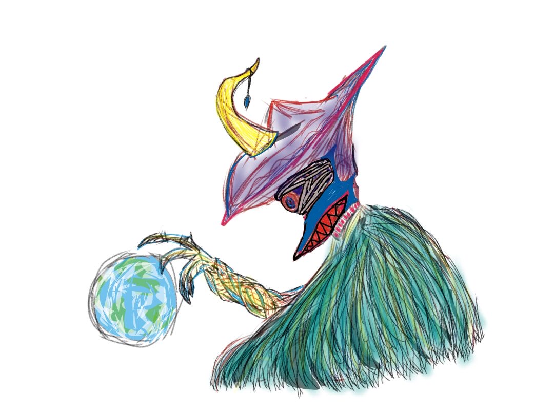 原创奥特曼 幽末尔托,附带上两张原创怪兽图