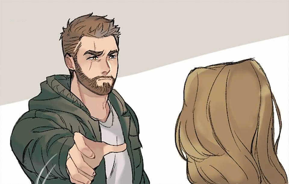 复仇者联盟4,雷神与惊奇队长。