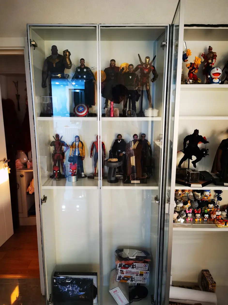 豆子模玩 模型手办宜家展示柜的改造分享 哔哩哔哩