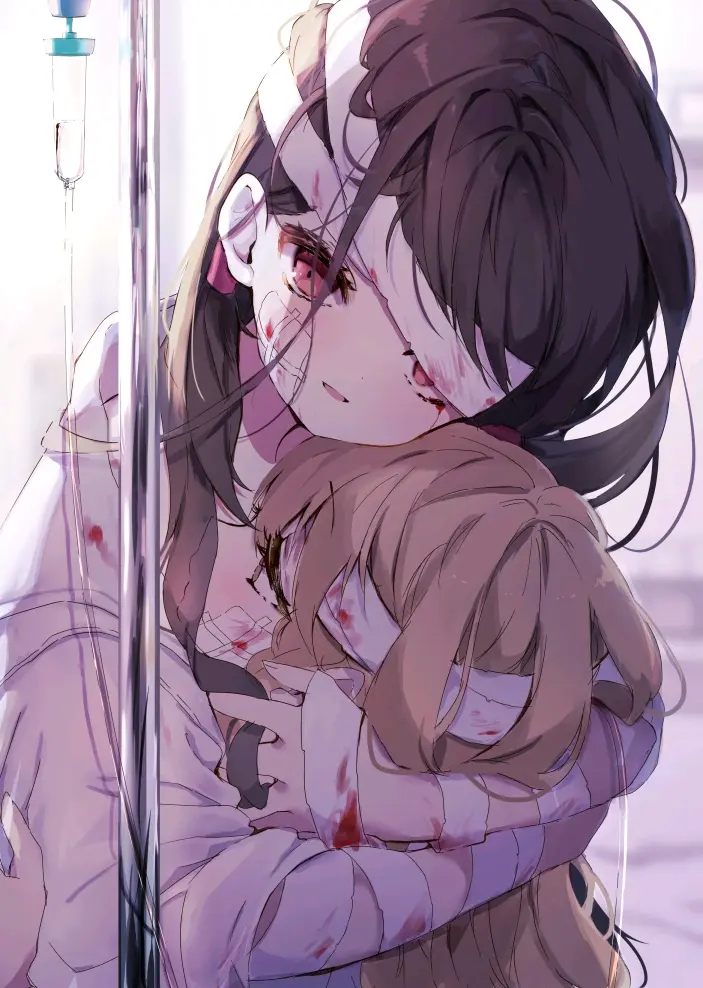 pixiv推荐系列绷带少女插画特辑被掩盖住的肌肤25