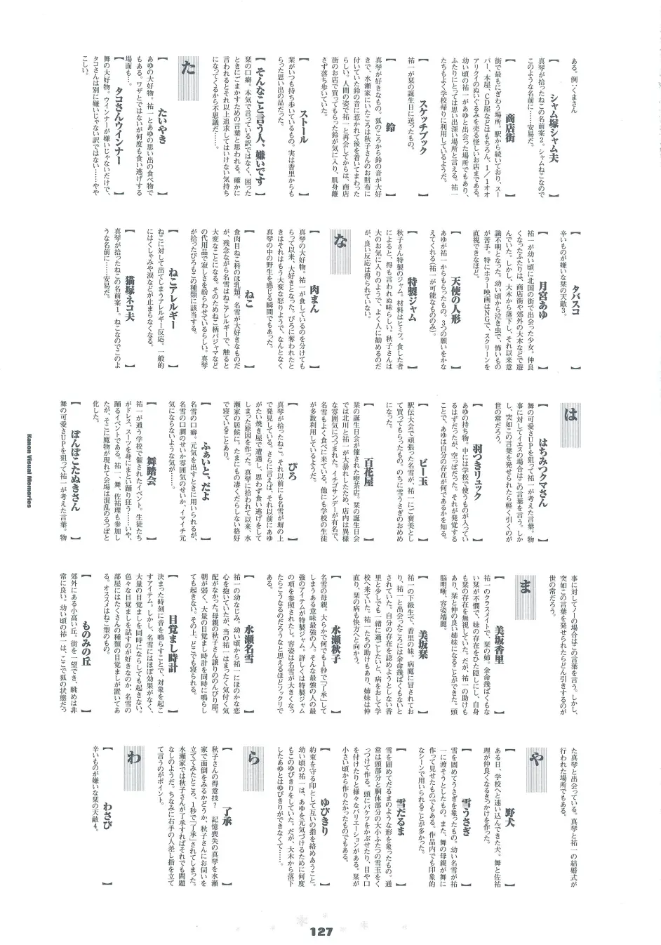 Kanon动漫设定画集 第二期61 128页 哔哩哔哩