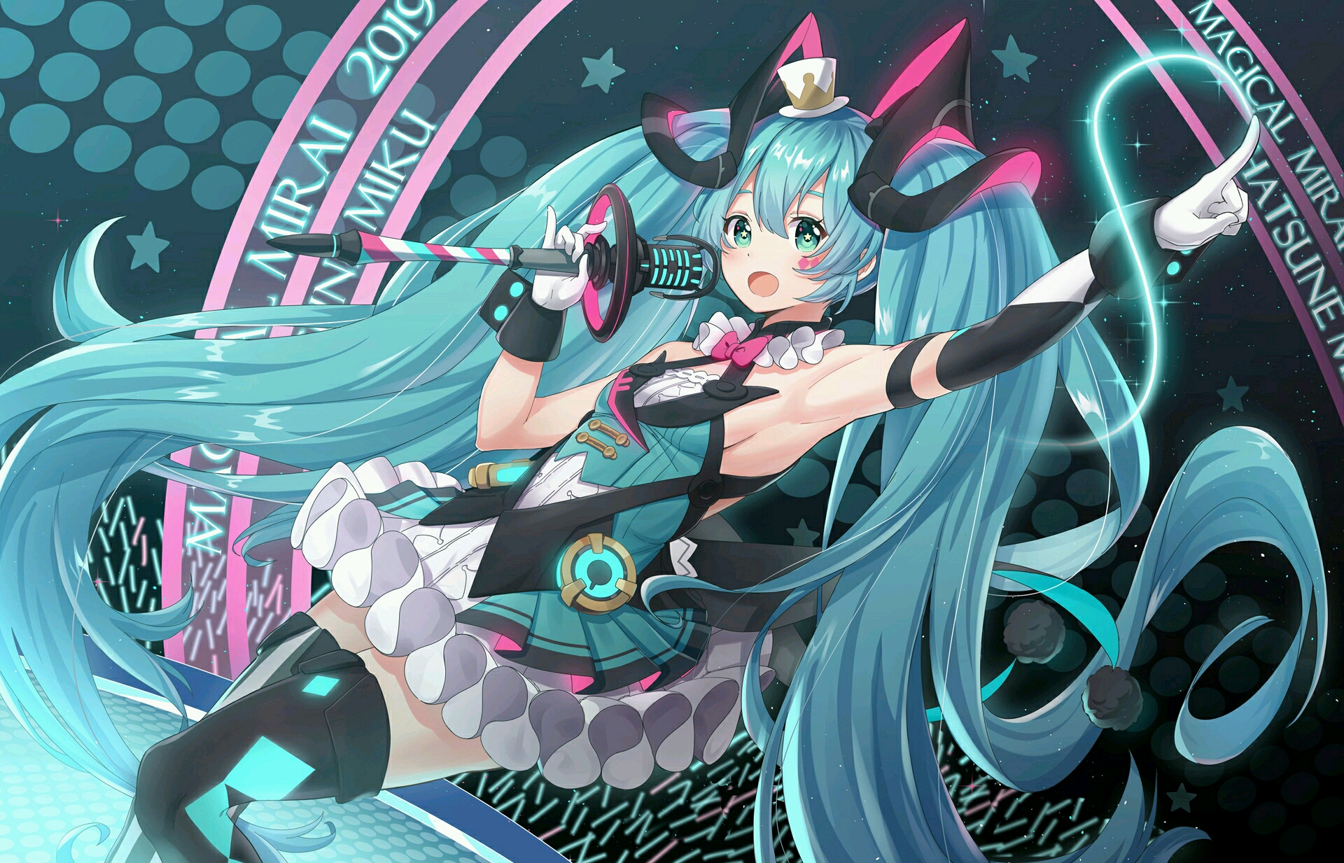 【初音未来】魔法未来2019精选美图壁纸集一(37期)