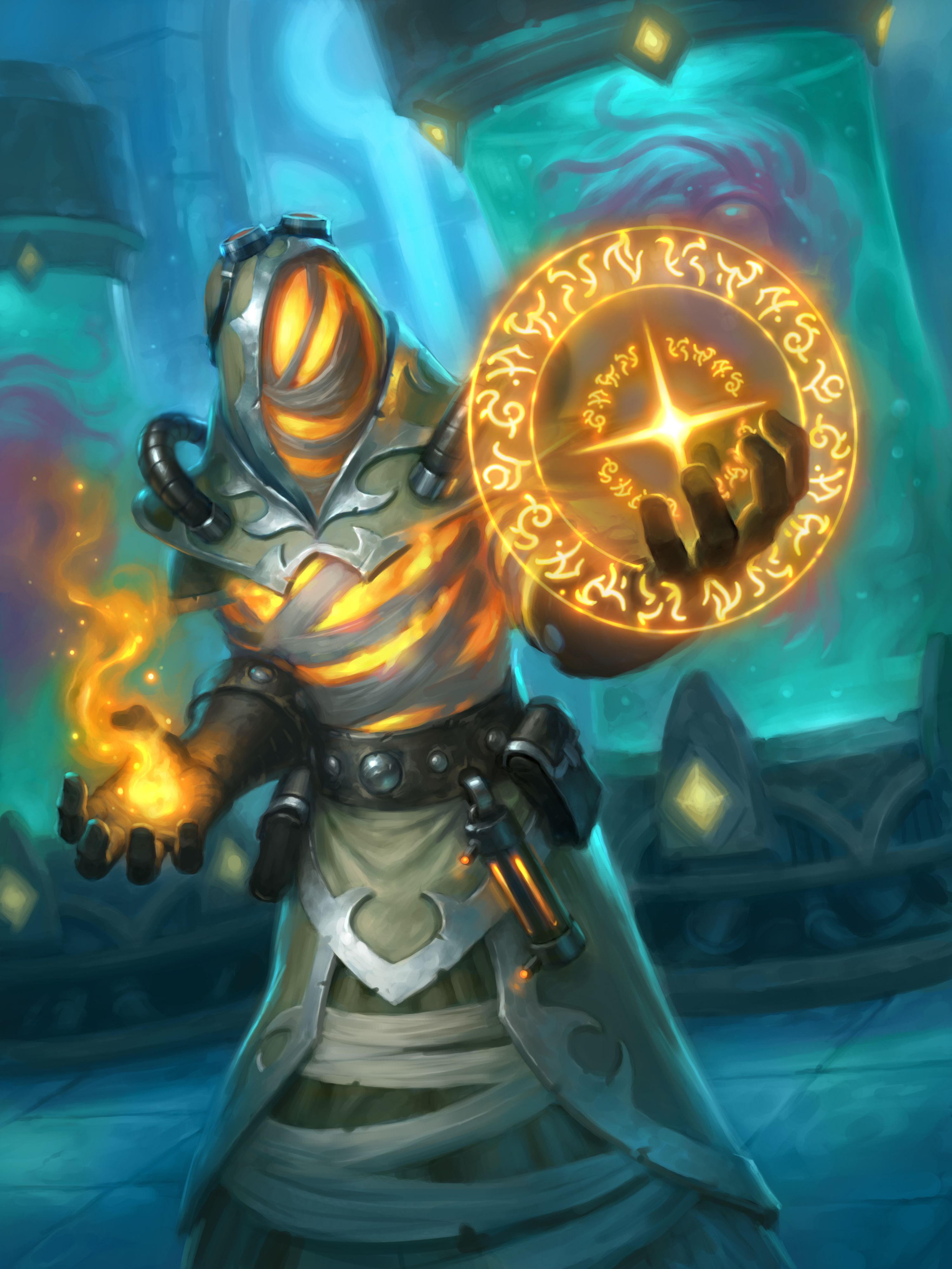 炉石传说砰砰计划卡牌原画上