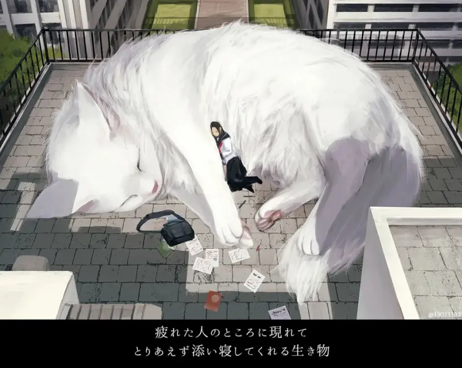 巨物压迫 面对体型超级大的生物你会害怕还是会有安全感 蓝铅笔 哔哩哔哩