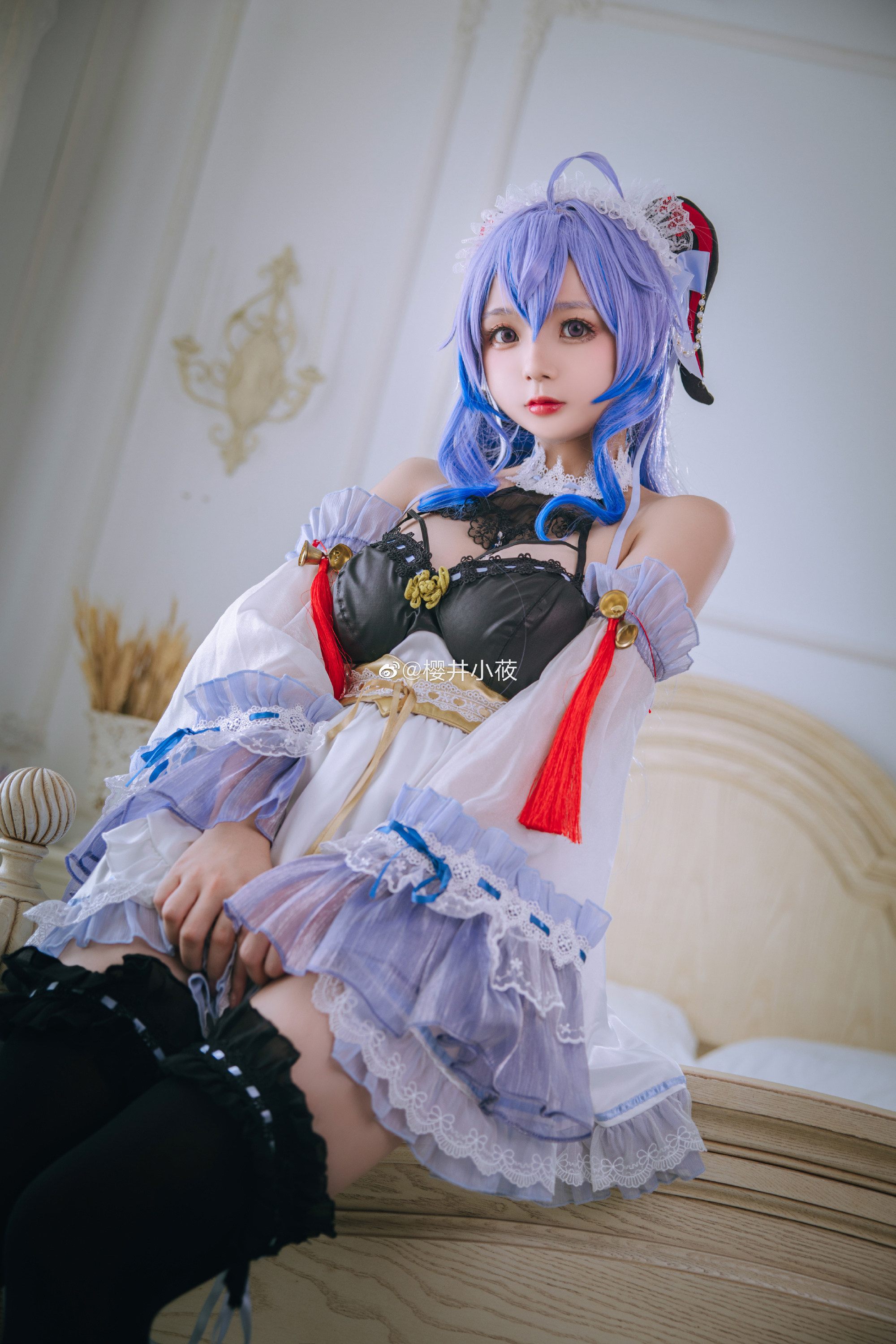 樱井小莜甘雨女仆cosplay7