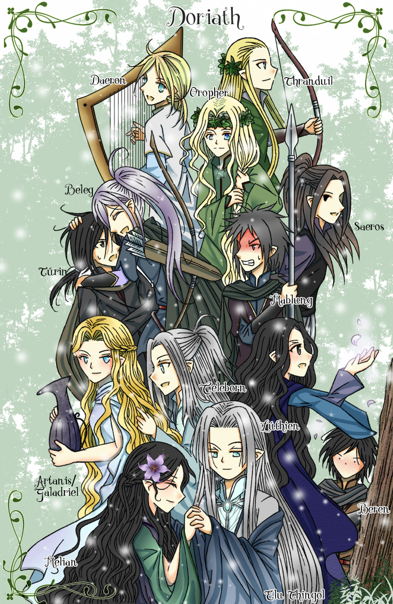 《贝伦和露西恩》研读笔记14 关于精灵文