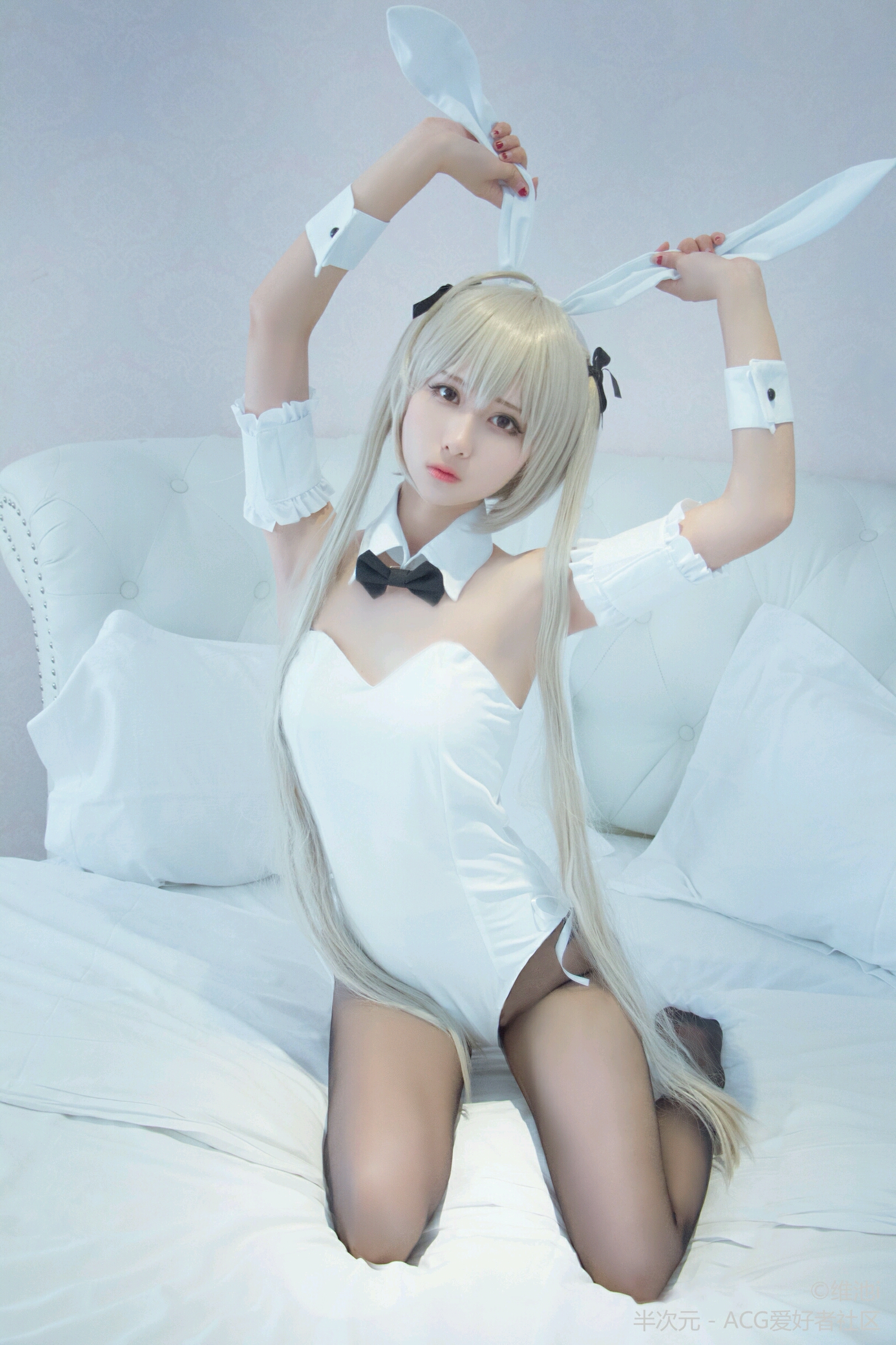 cos黑、白色、丝、吊带袜、世界级精美动漫壁纸、可爱、萌妹子、二次元!(第十二期)