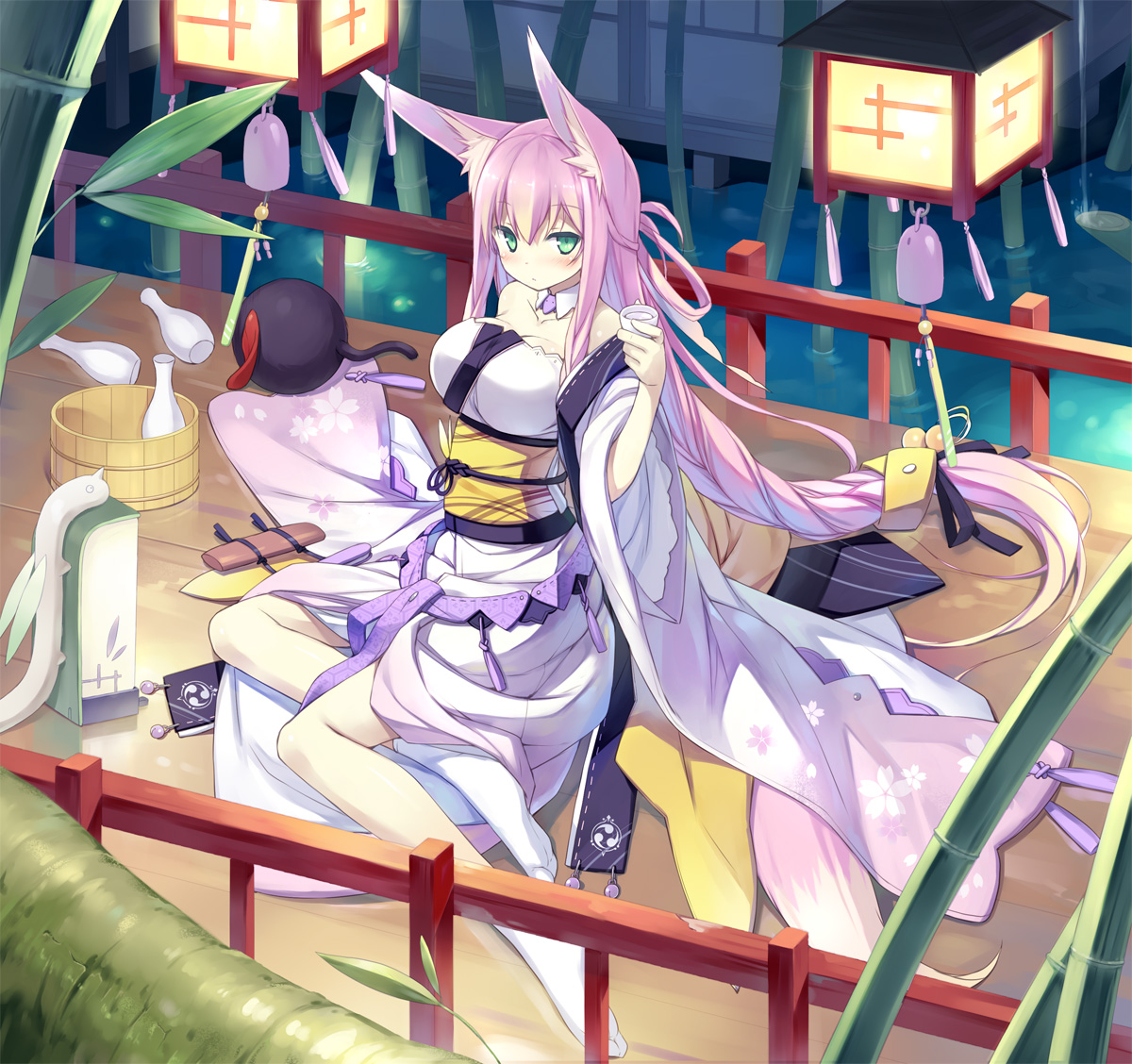 狐乱推荐——pixiv画师ポコ·狐耳少女与股下三角的奇妙结合