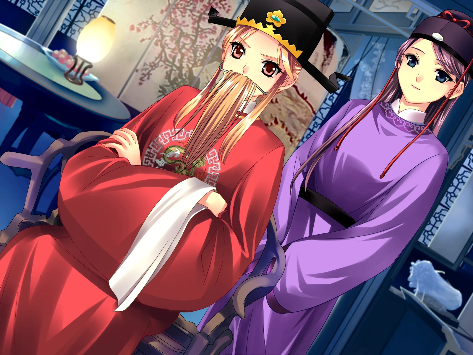 【红楼梦林黛玉与北静王·CG】妙玉&晴雯&花袭人&蒋玉菡&北静王(1600*1200) 哔哩哔哩