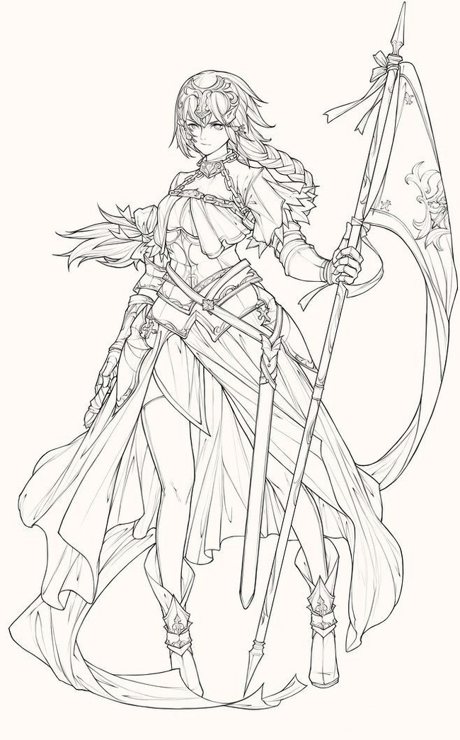 震惊大佬级别线稿素材还不快收去练习