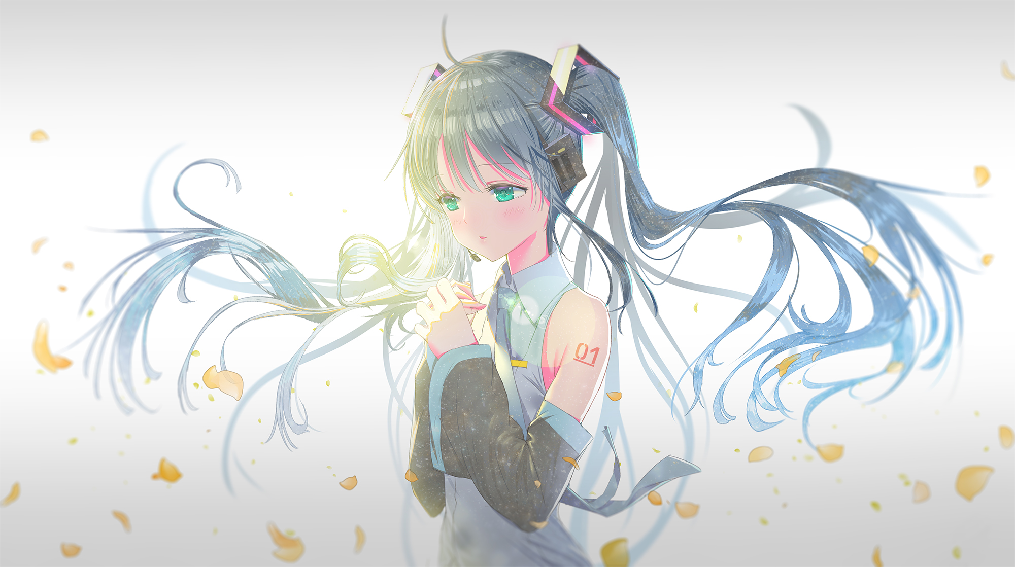 初音殿下在召唤骑士团初音未来我们的公主陛下壁纸1还有三个图包只是