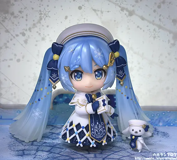 粘土人Snow Miku Glowing Snow Ver.」介绍- 哔哩哔哩