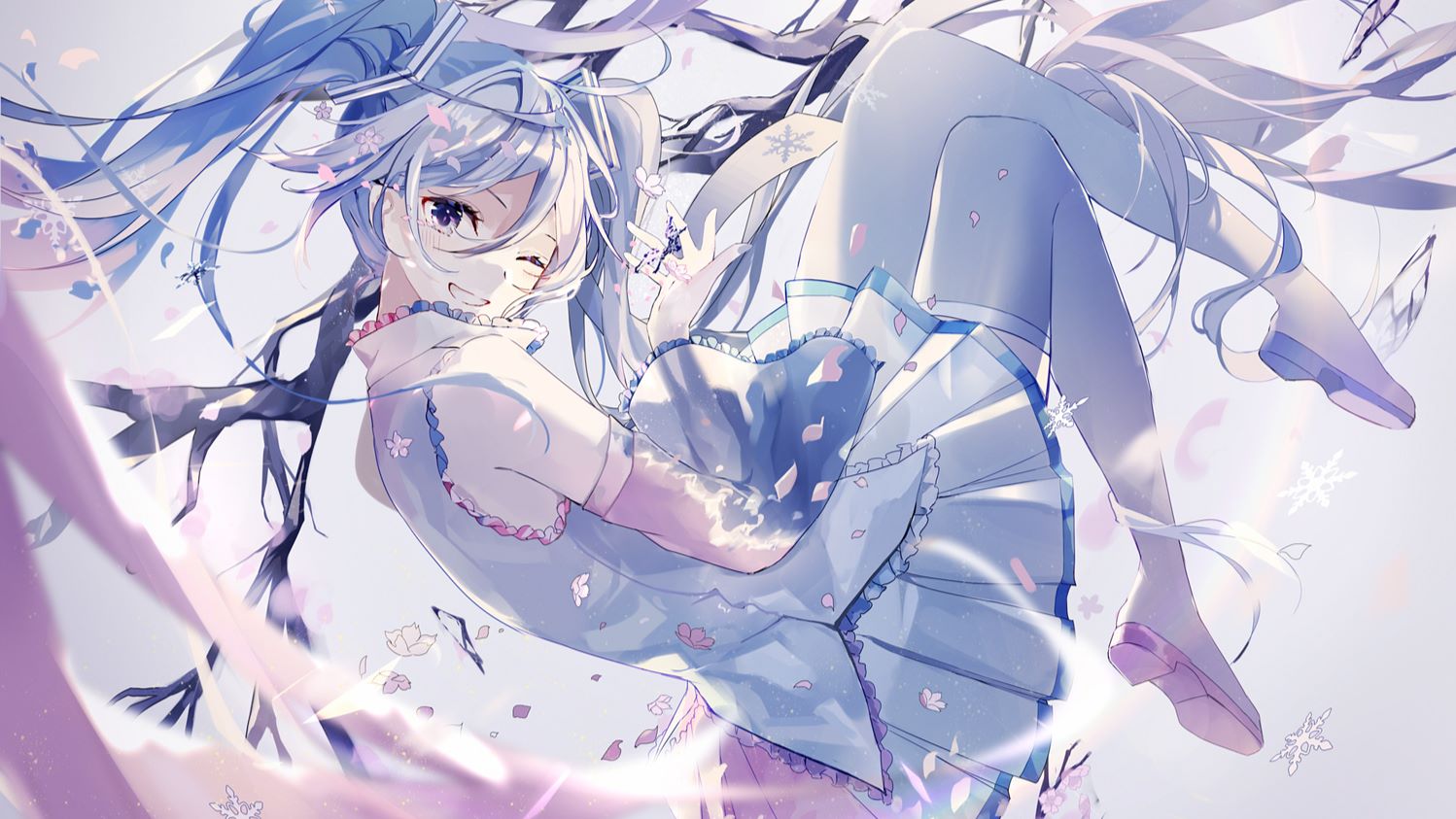 五动漫头像壁纸初音miku美图插画精选四月的温暖是春天的气息