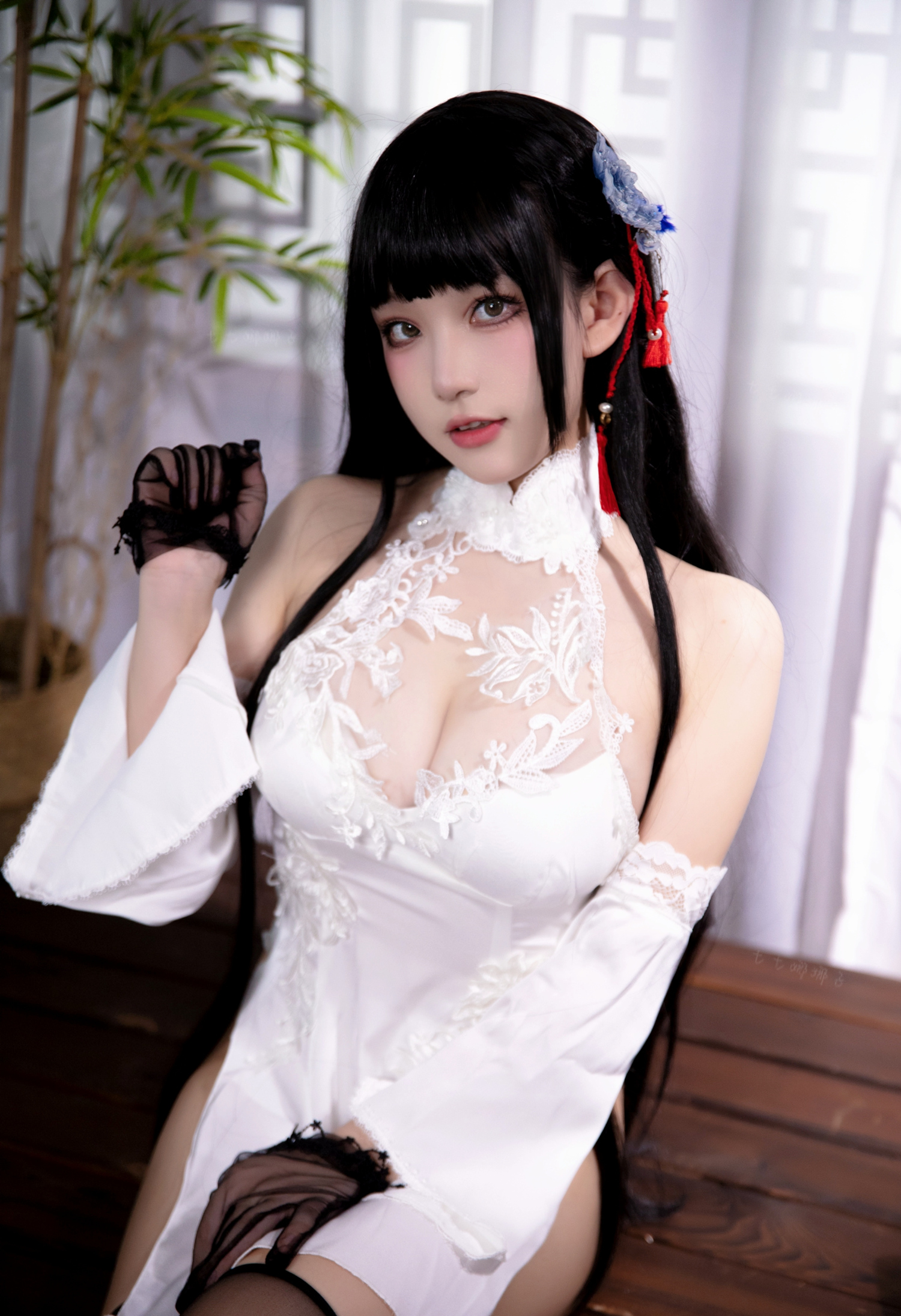 七七娜娜子碧蓝航线逸仙旗袍cosplay8