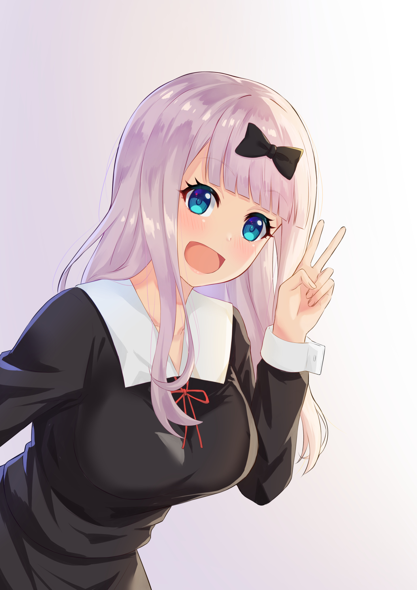 动漫高清同人壁纸图-藤原千花(书记)ii