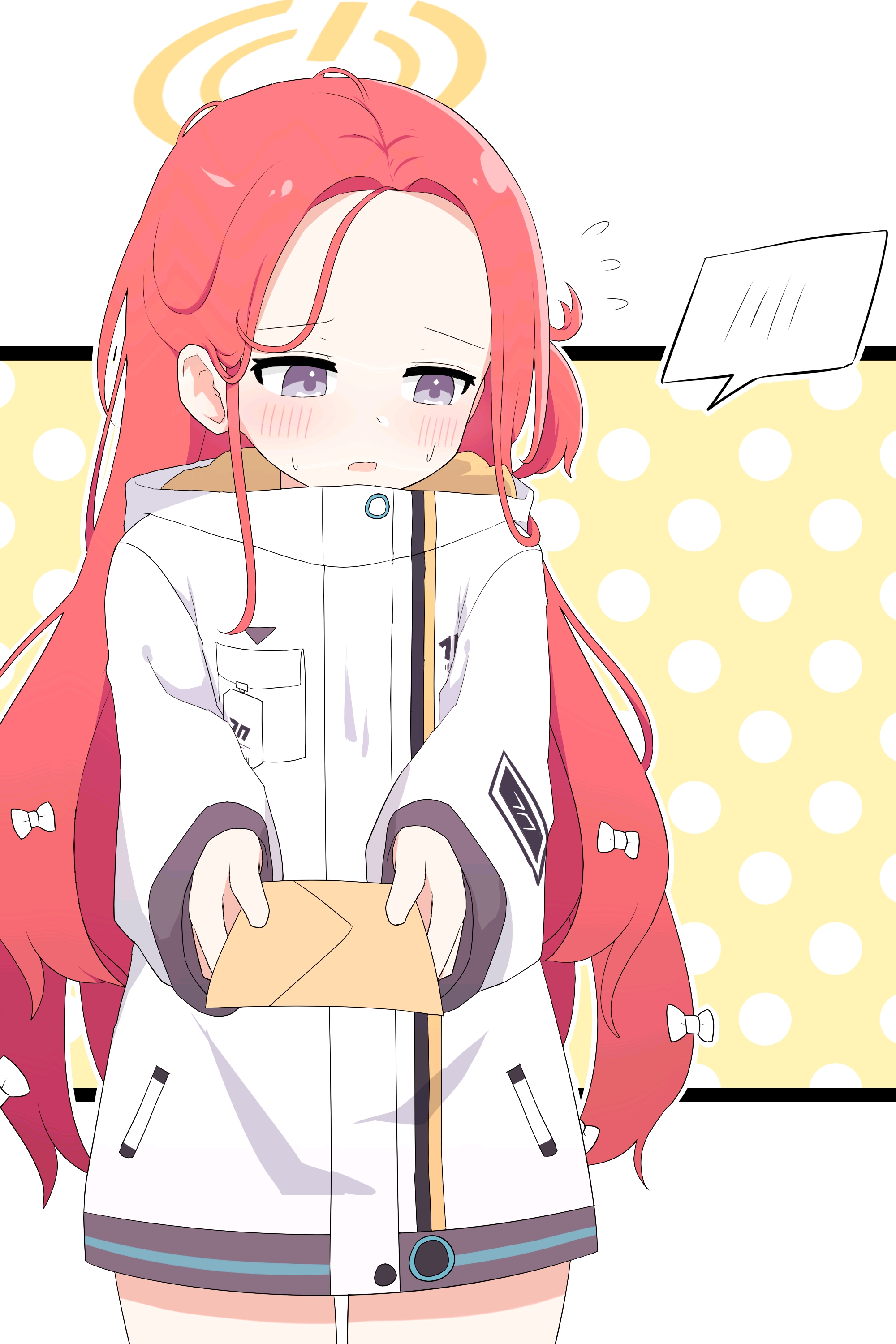 《蔚蓝档案》花冈 柚子插画 - 哔哩哔哩