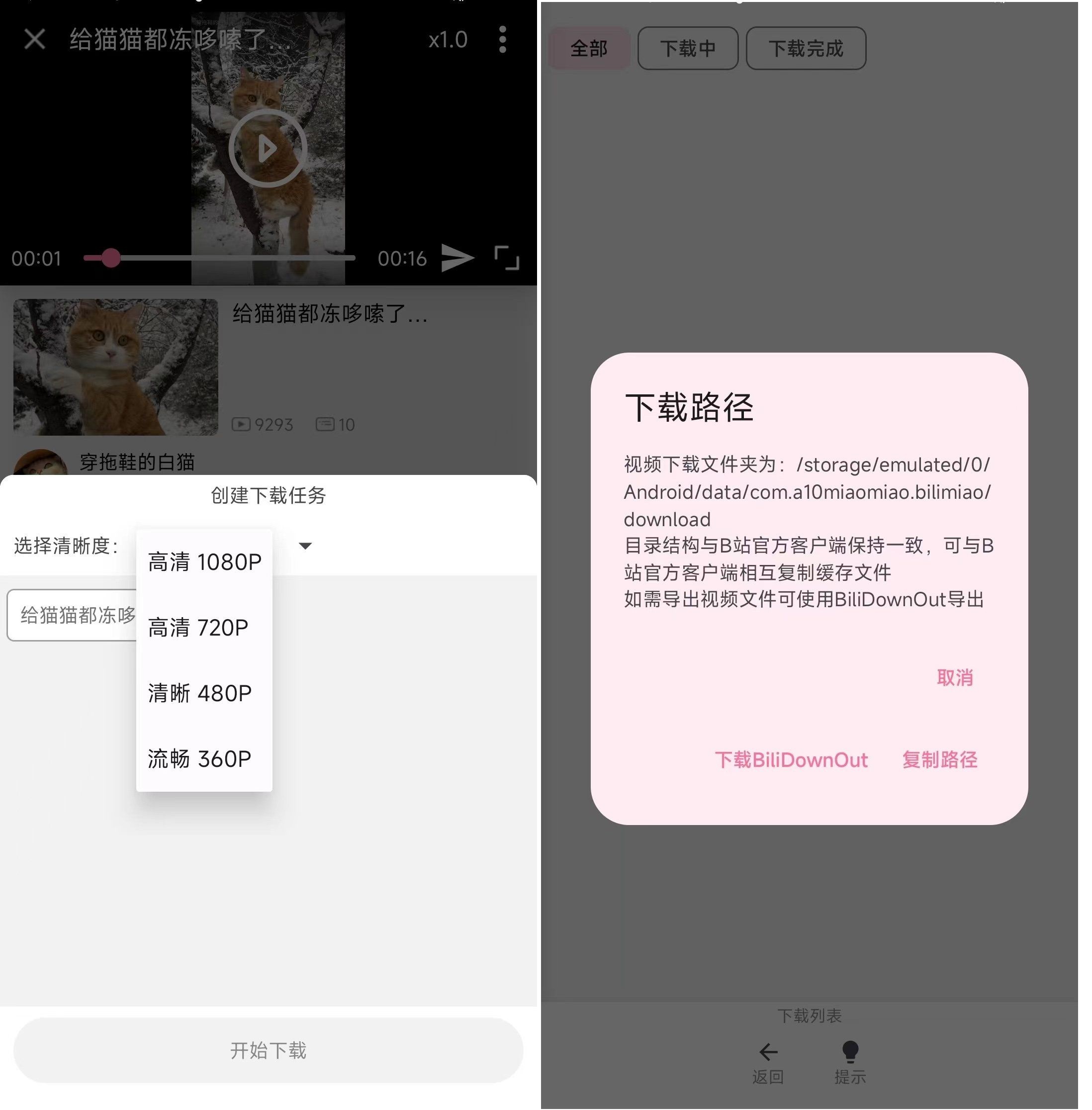 [Android] 支持B站视频下载 Bilimiao 2.3.2 - 哔哩哔哩