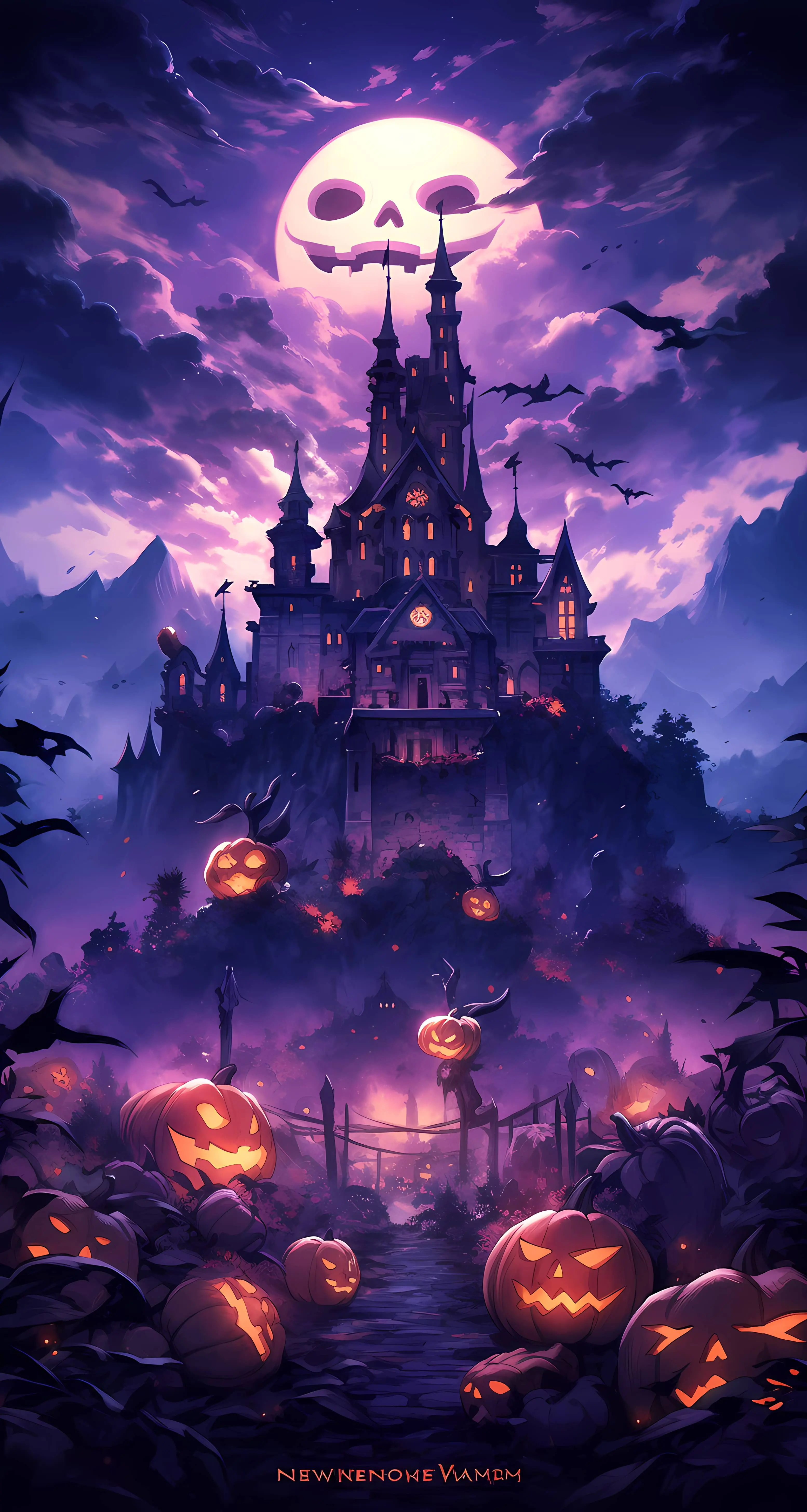 万圣节-场景卡:幽灵鬼堡 - 哔哩哔哩