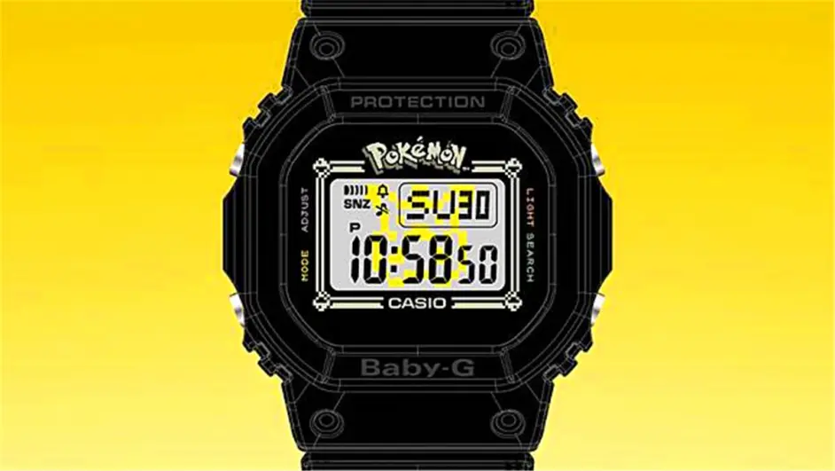 纪念25周年 宝可梦 与卡西欧合作 推出baby G手表 哔哩哔哩