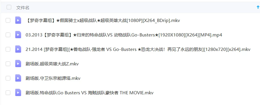 【超级战队】特命战队Go-Busters网盘资源