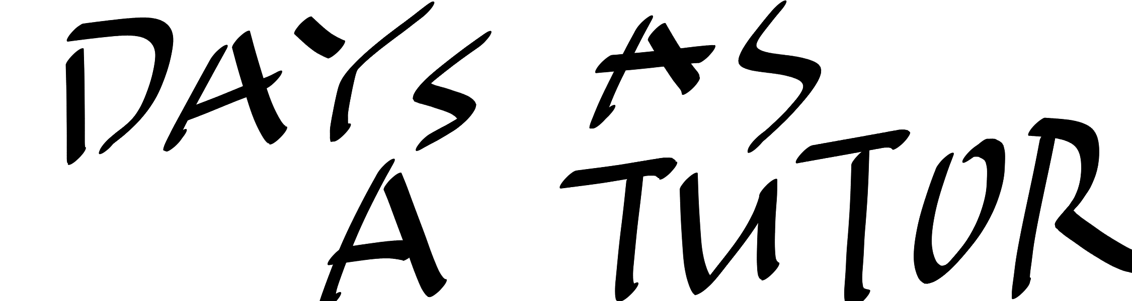 Days as a tutor day 2 extra homework 