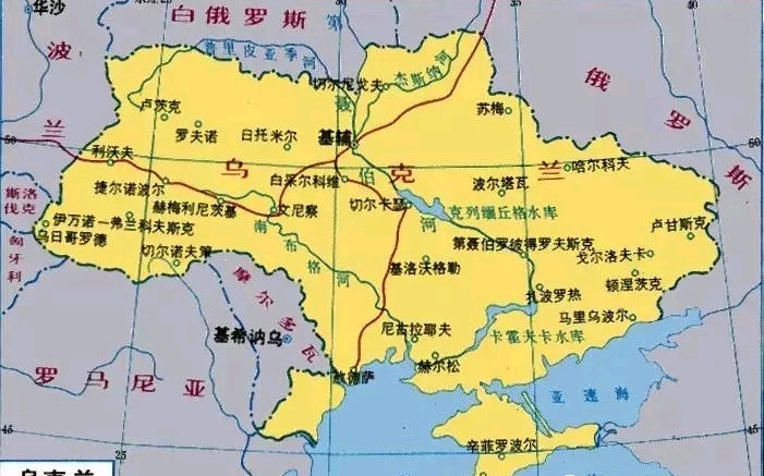 基辅市行政区划地图图片