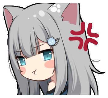 nacho neko 猫羽雫 line表情包 第四弹 - 哔哩哔哩