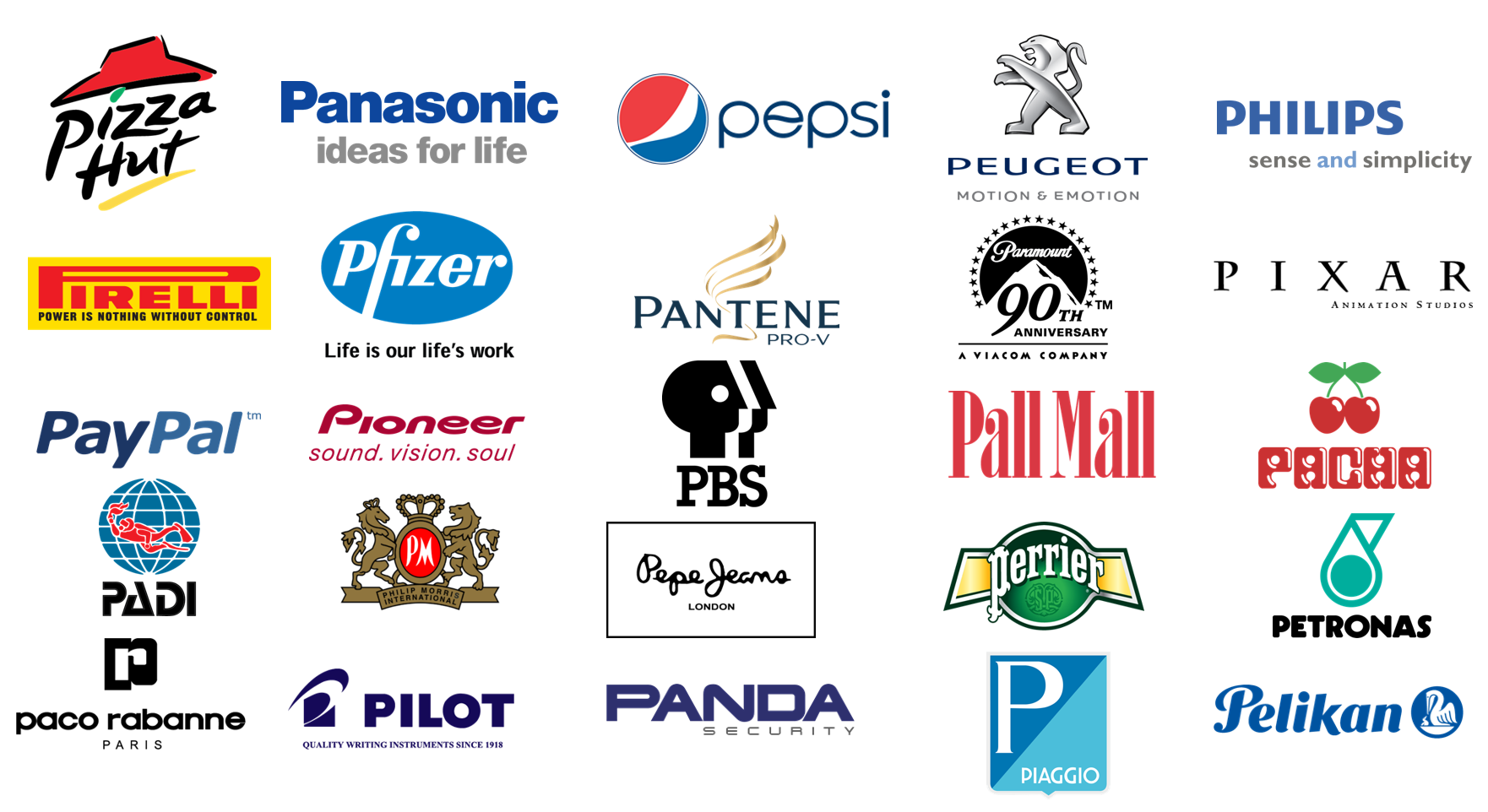Famous Brand Logos Letter P 