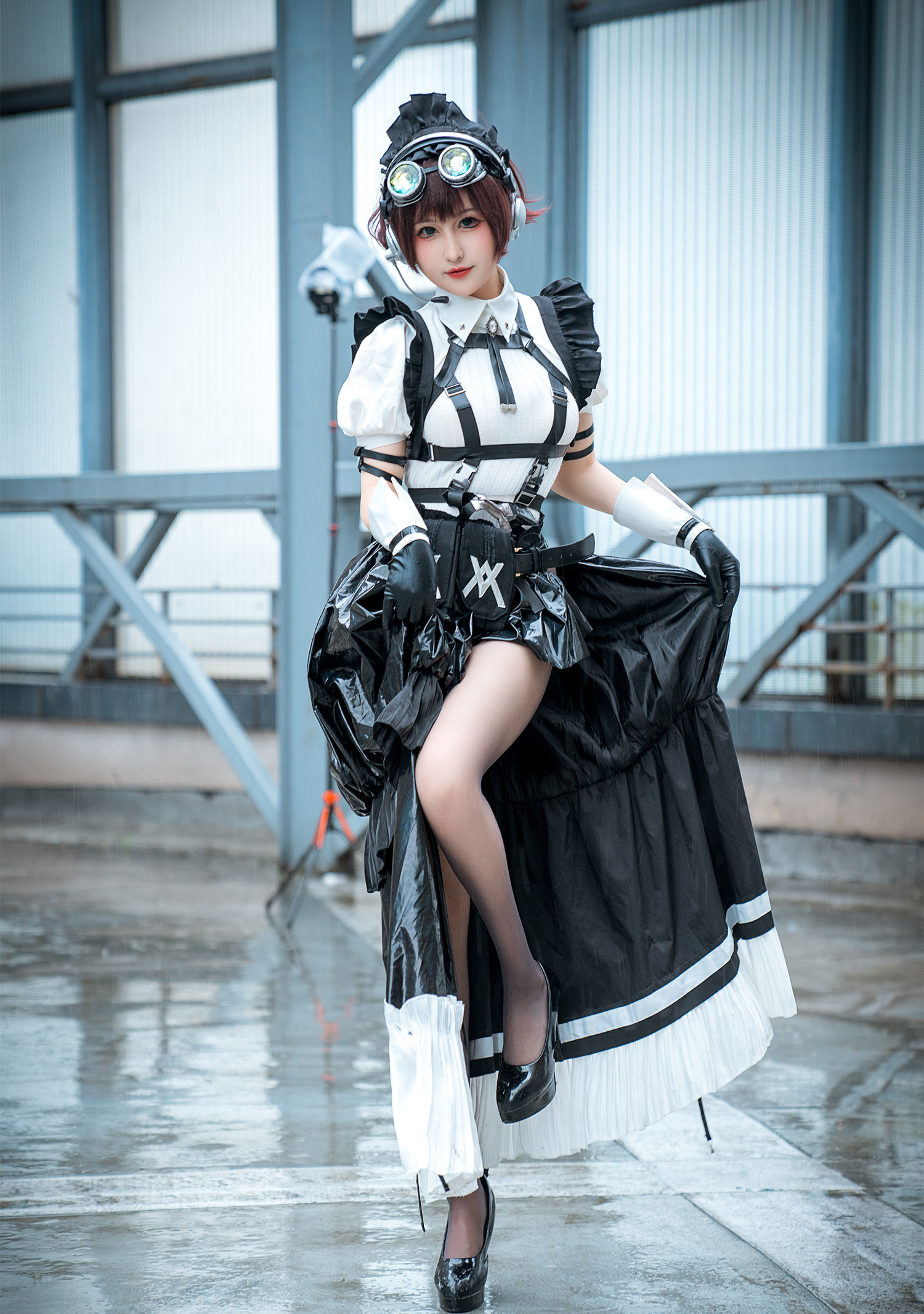 喵喵的喵吖战斗女仆cosplay4