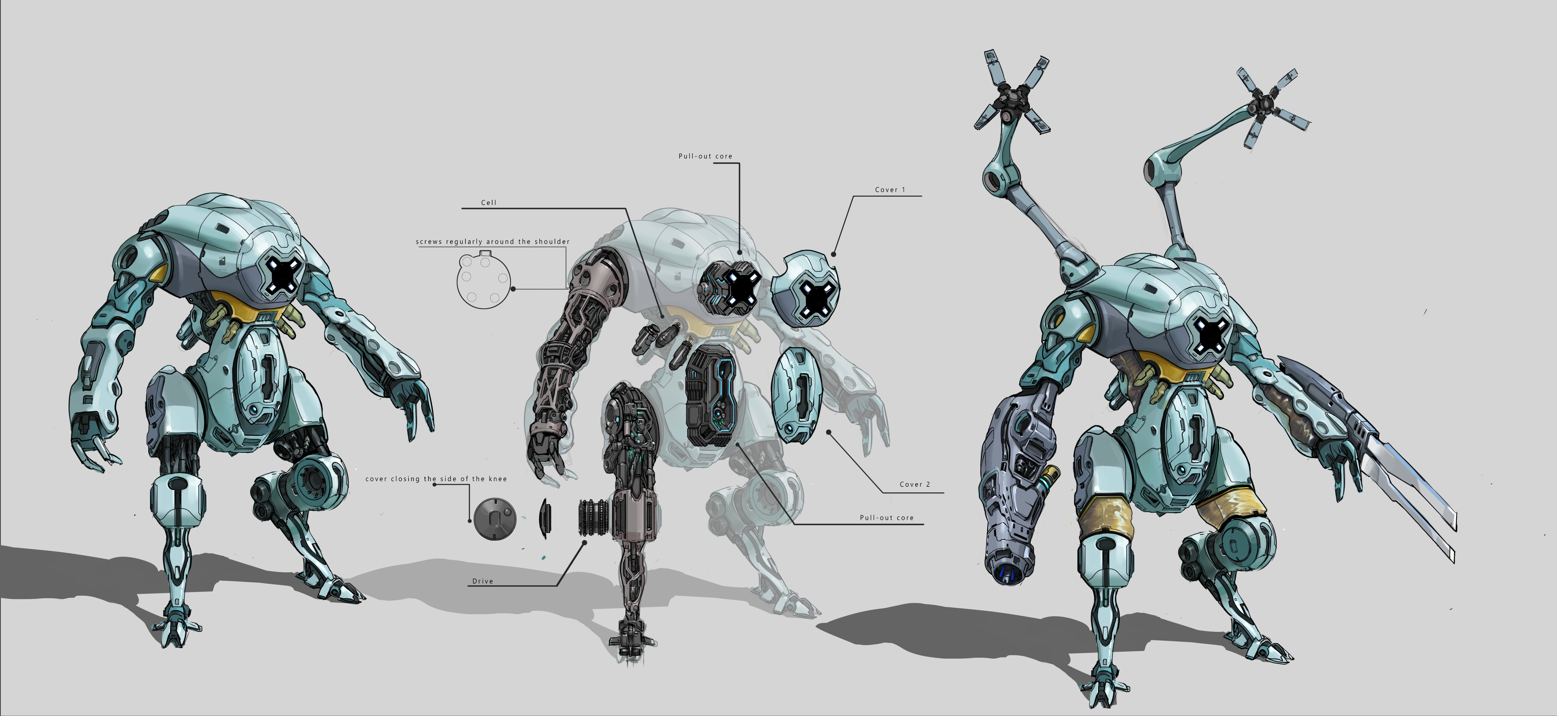 每个细节都精心设计!《机甲大师》机甲美术设定曝光