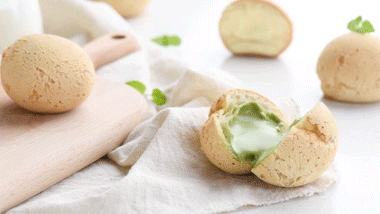 【巧厨烘焙】不塌陷,会爆浆的「麻薯」