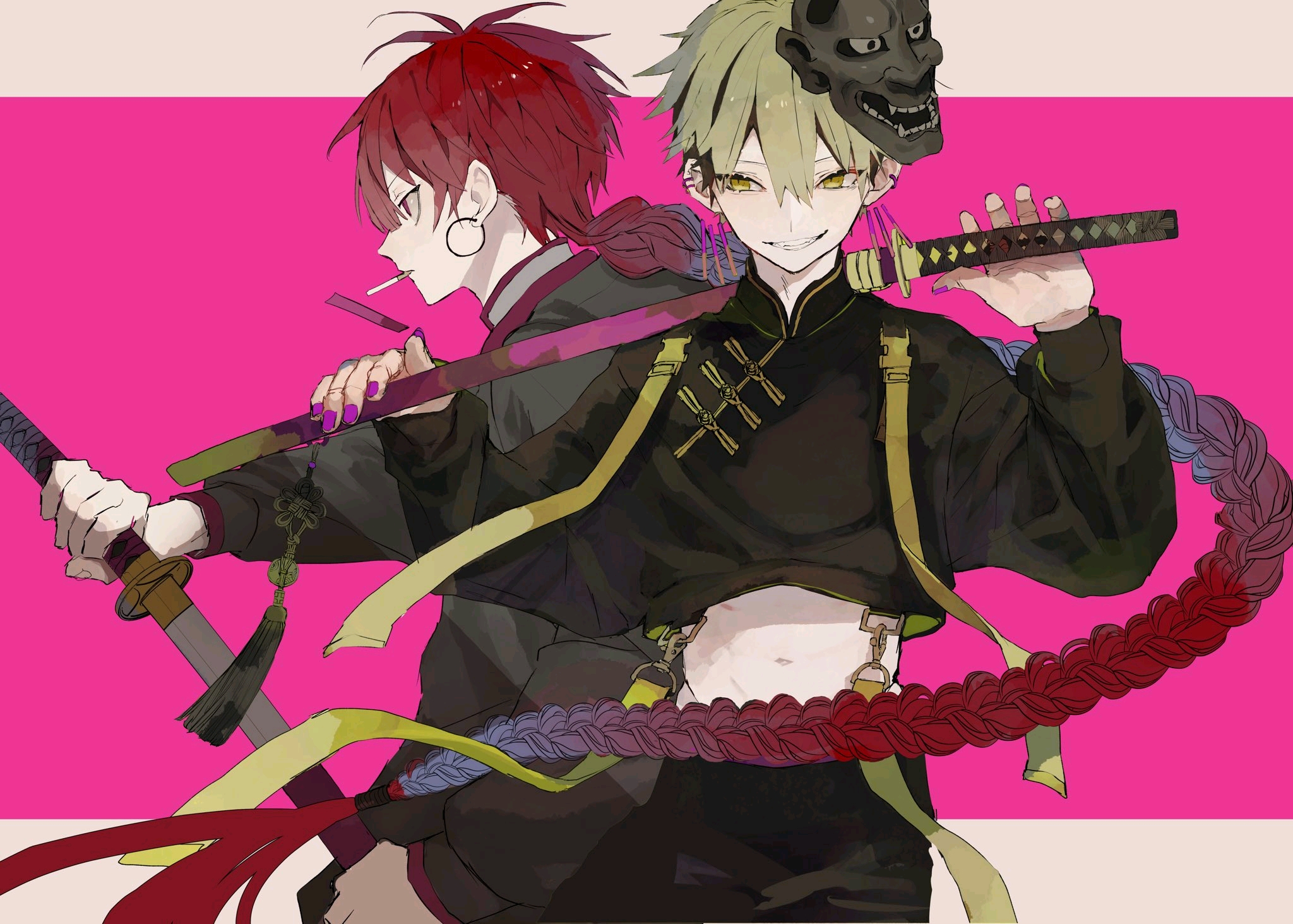 p站画师推荐21さくしゃ2花街巷柳风骨浮世绘