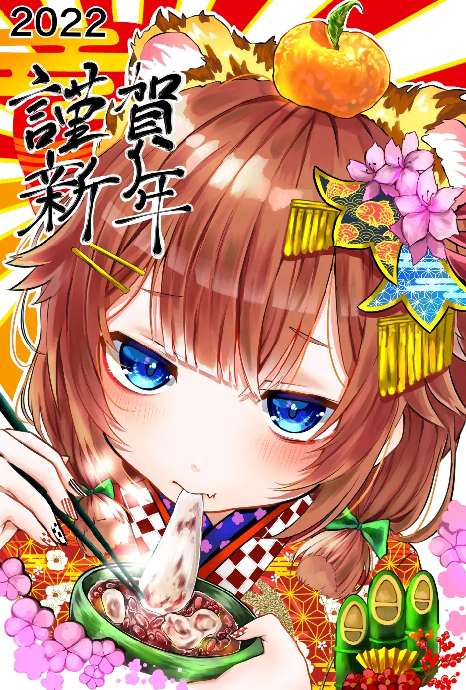 22年虎年谨贺新年pixiv精选 哔哩哔哩