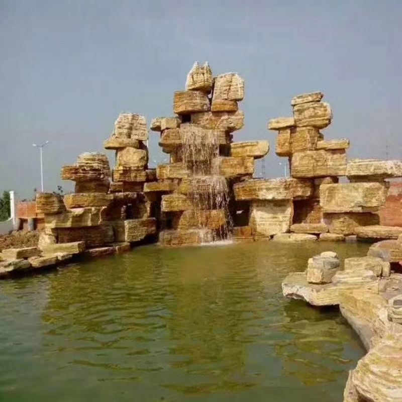 江西上饶假山设计制作,乱石假山的堆叠方法,盛景园林假山石厂家