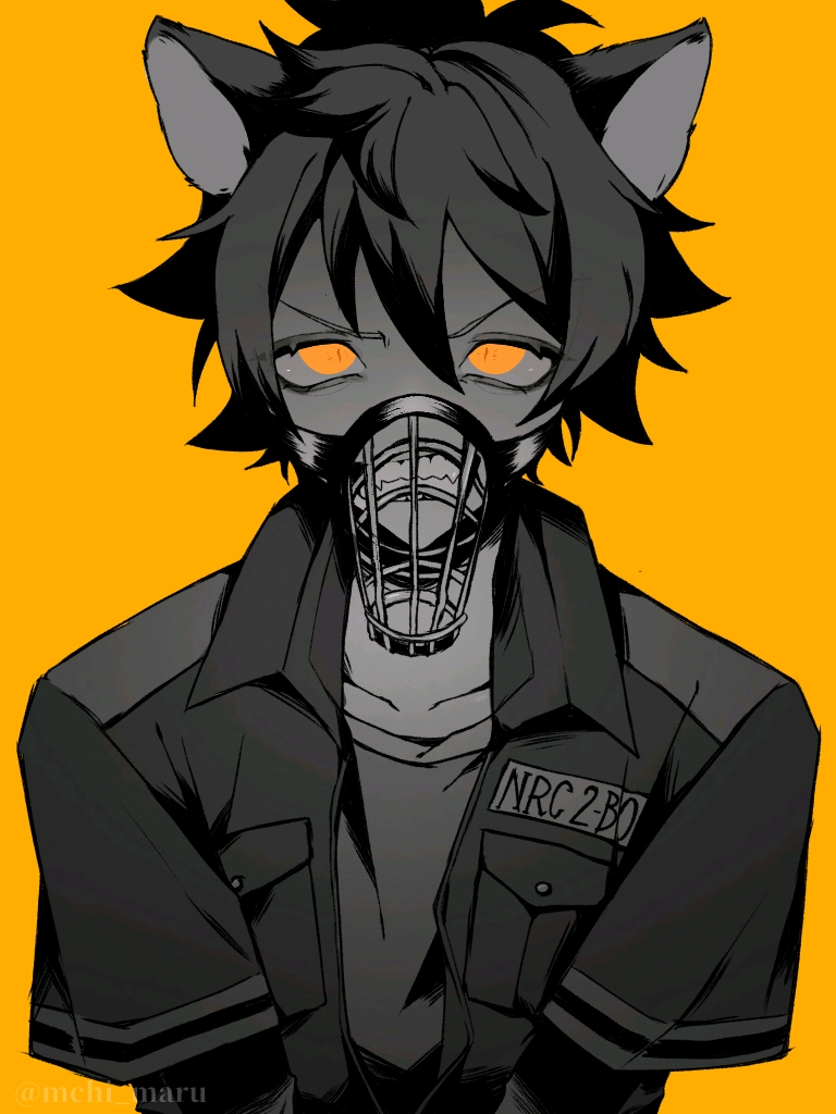 小心利牙笼嘴插画特辑20210204