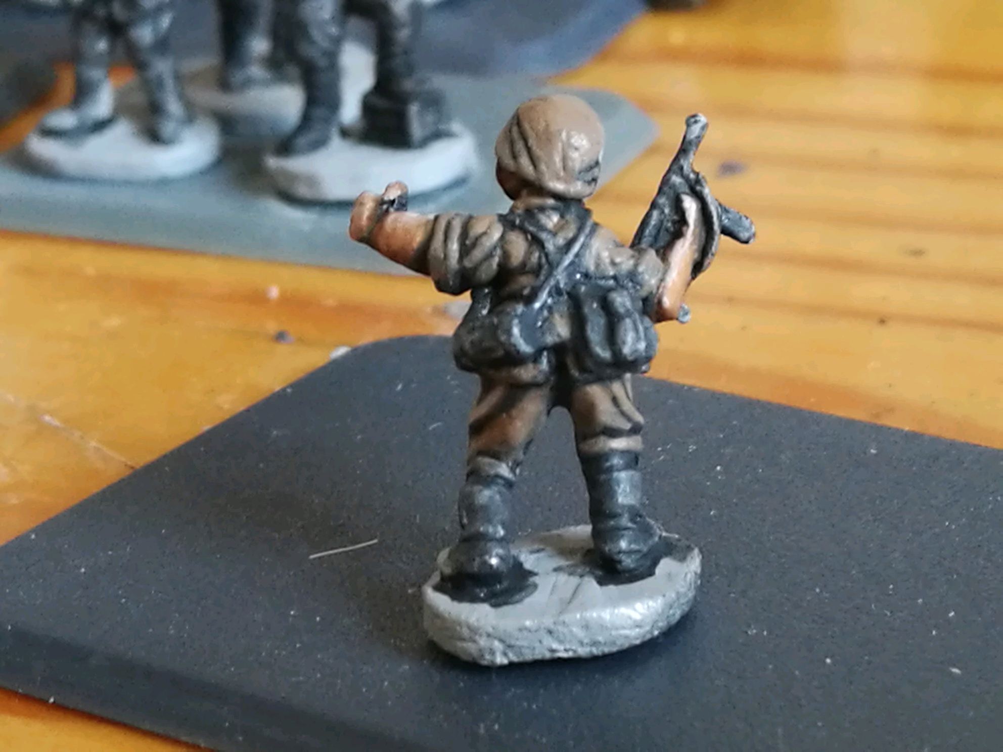 【战火fow】ss党卫军迷彩―m44豌豆迷彩涂装