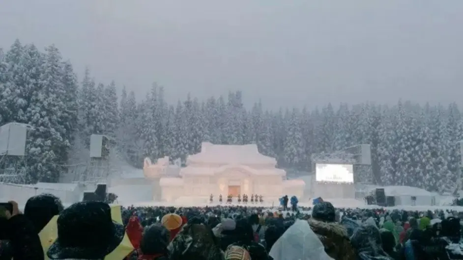 令人动容 Ngt48震撼出阵 无惧战暴风雪 哔哩哔哩