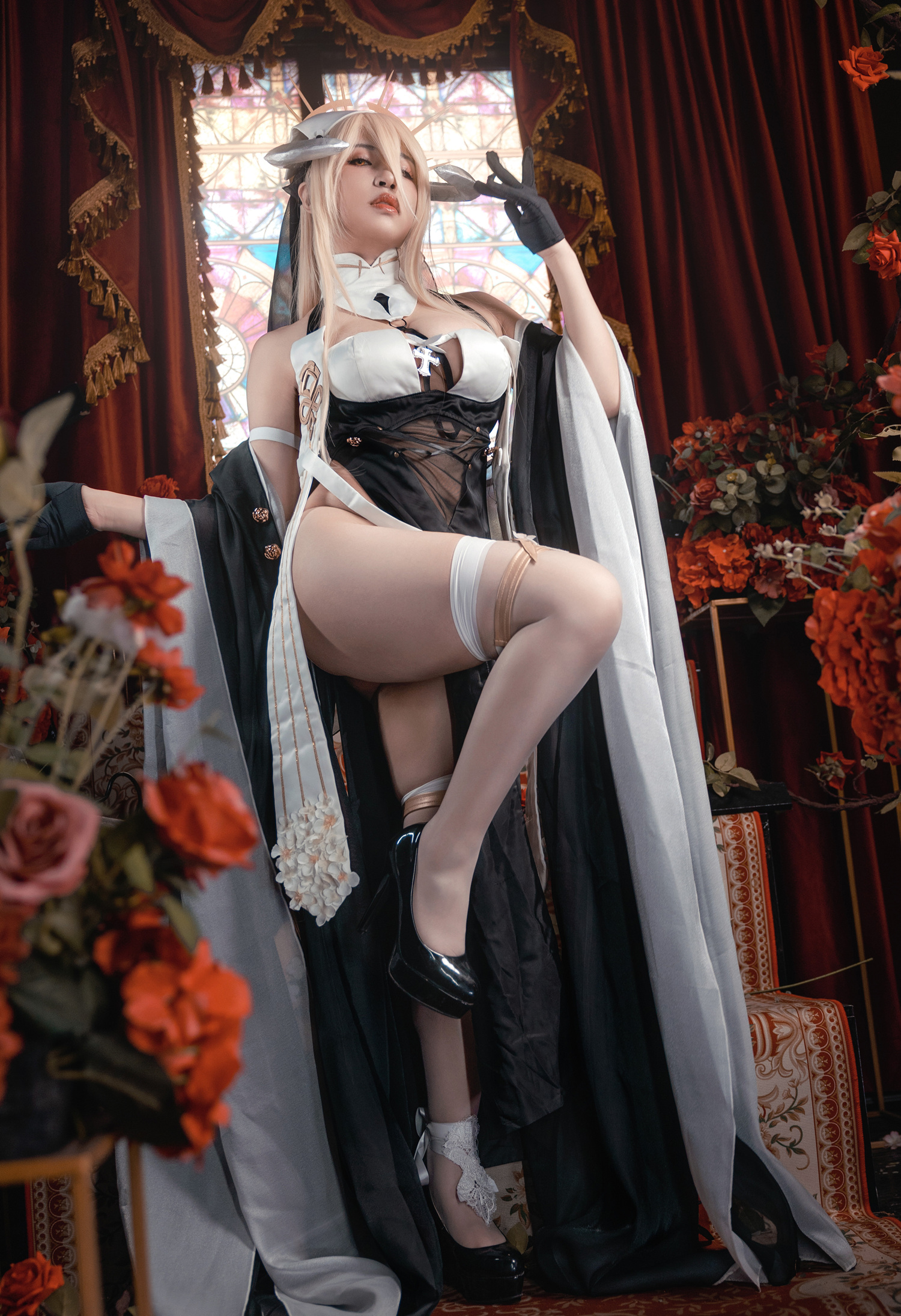 懵懵懵白日梦碧蓝航线怨仇cosplay2