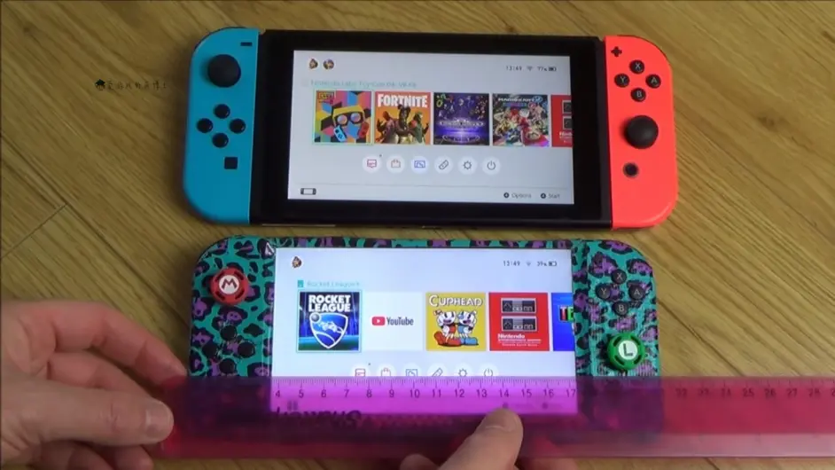 等不及官方发布 技术达人自制switch 掌机版 哔哩哔哩