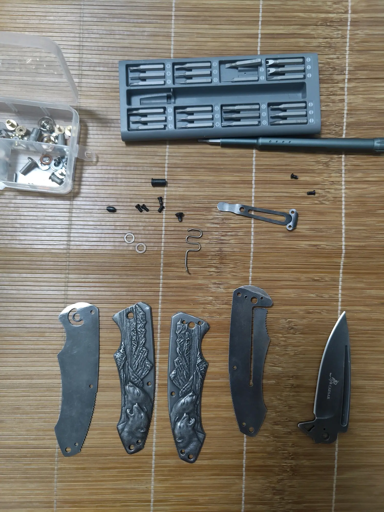 部分折刀拆解照片