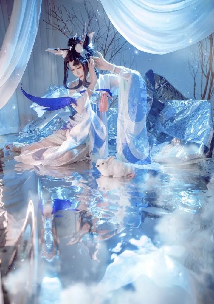 王者荣耀cosplay__嫦娥