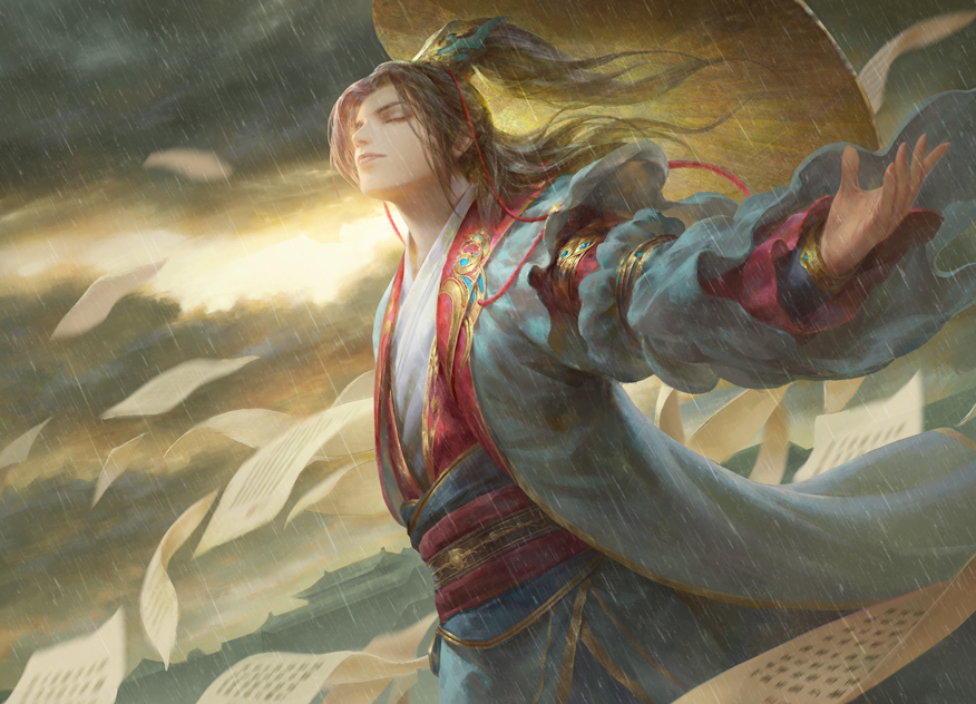 三国杀:曹植12张皮肤插画欣赏